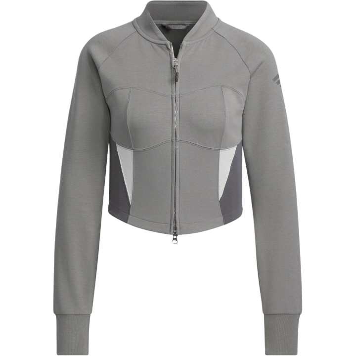Adidas Adidas SLIM KNIT JACKET Jackets & Coats Women's Gray