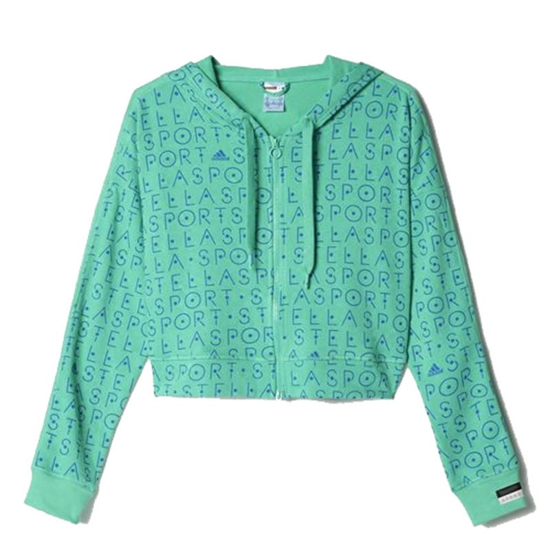 Adidas Adidas Sweatshirts Women's Green Hooded Moderate Other