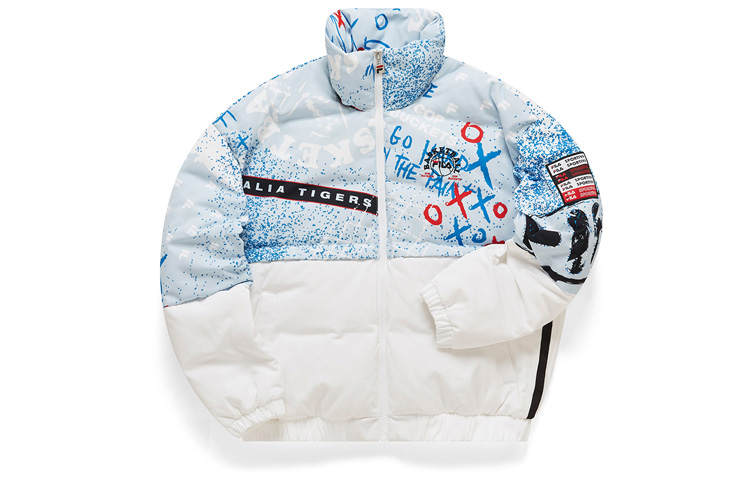 FILA FUSION Down Jacket Winter Women's Verdant Blue