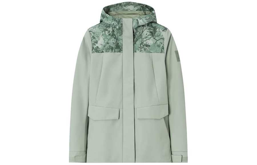 Anta x National Geographic Outdoor Collection Jackets & Coats Women's Ceramic Enamel Green