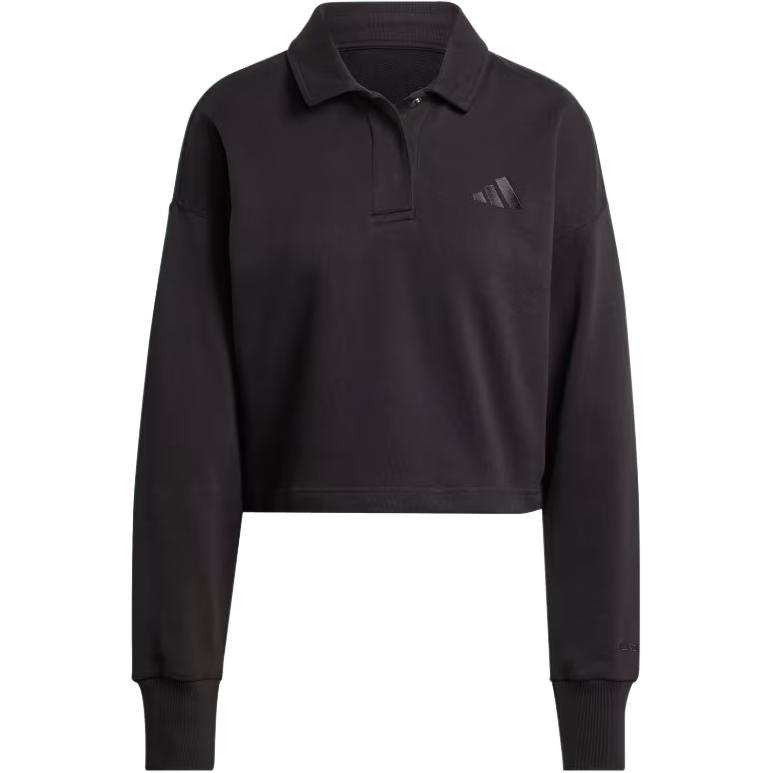 Adidas Adidas ALL SZN FRENCH TERRY POLO SWEATSHIRT Polo Shirt Women's Black