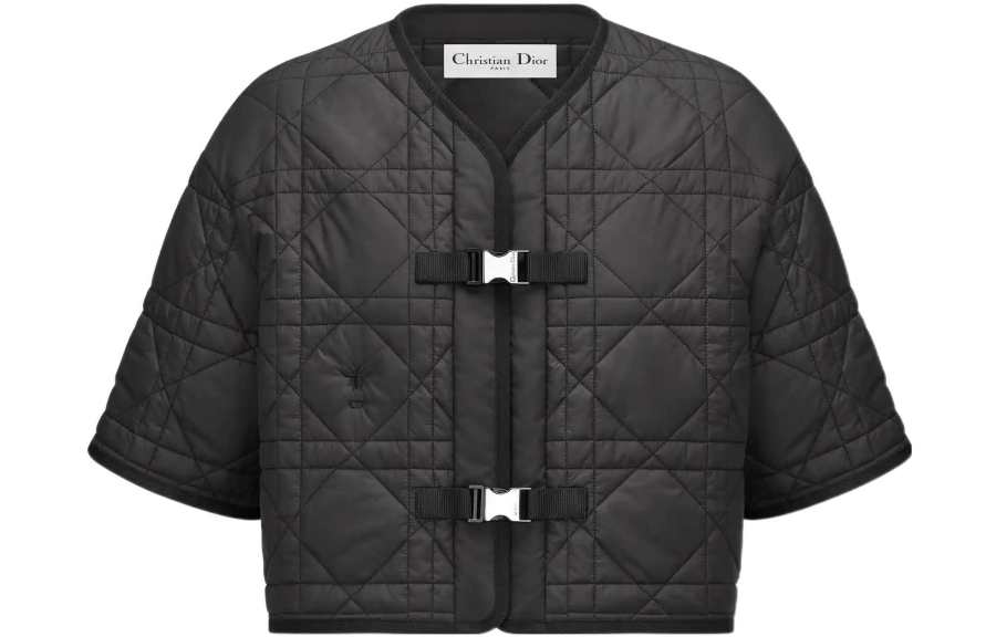 DIOR DIOR Jackets Women's Black V Neck Moderate Other