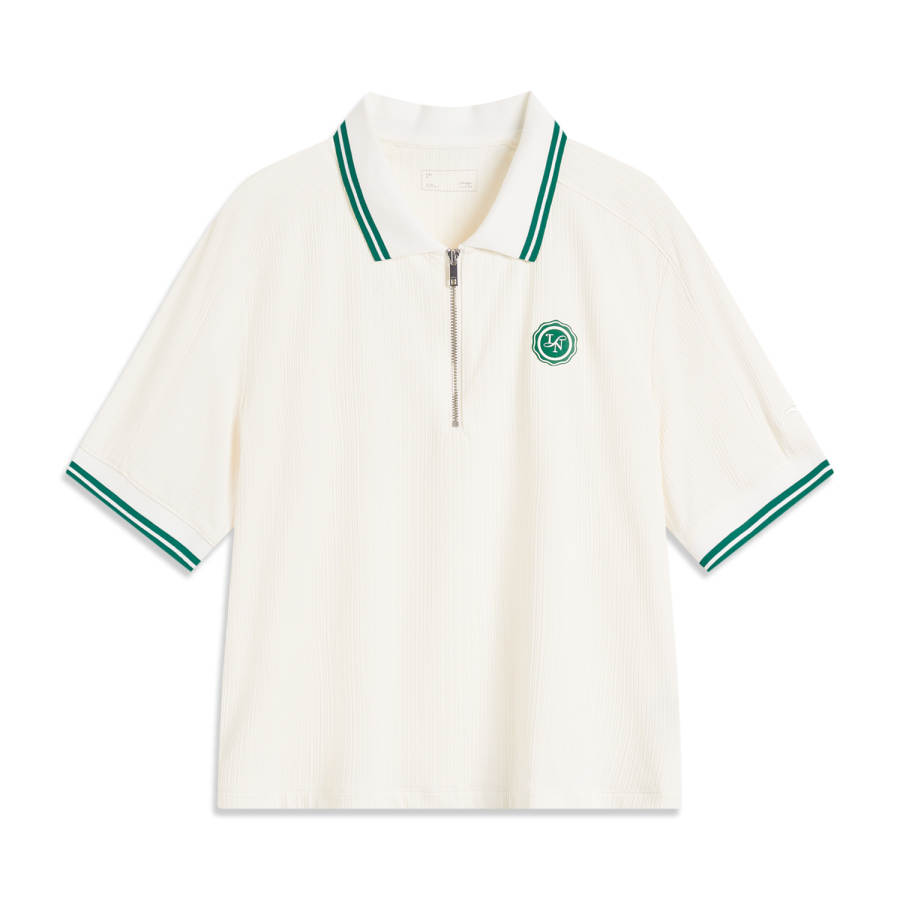 Li-Ning Li Ning Sports Life Collection Polo Shirt Women's Ivory