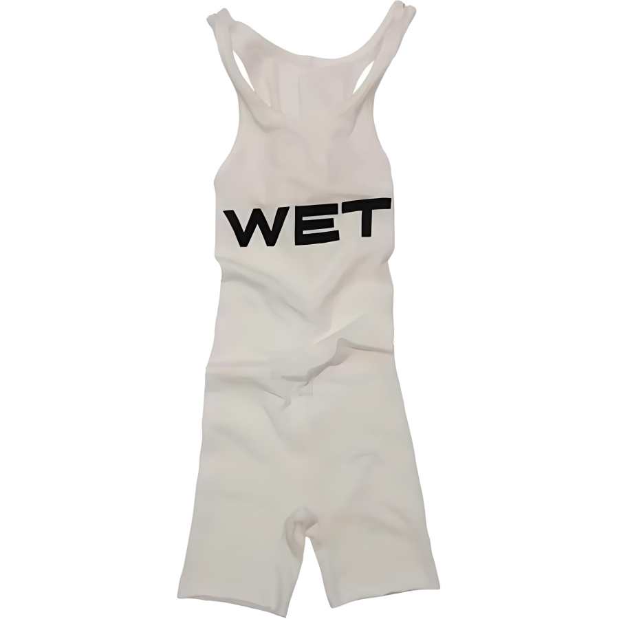 YEEZY Bodysuits Women's Ivory Crew Neck