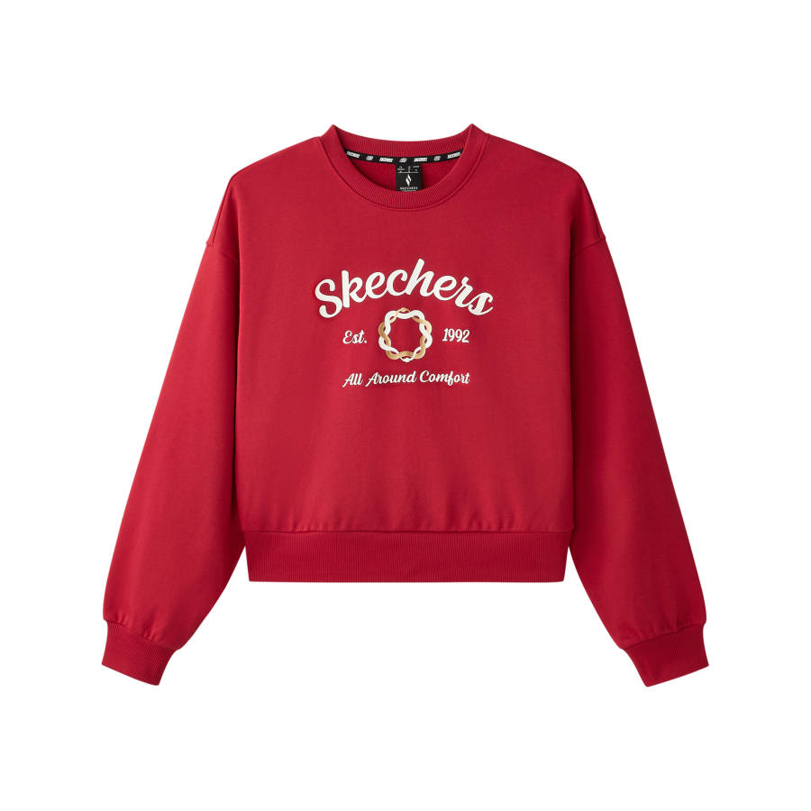 Skechers New Year Spring Festival Sweatshirt Women's Berry Red