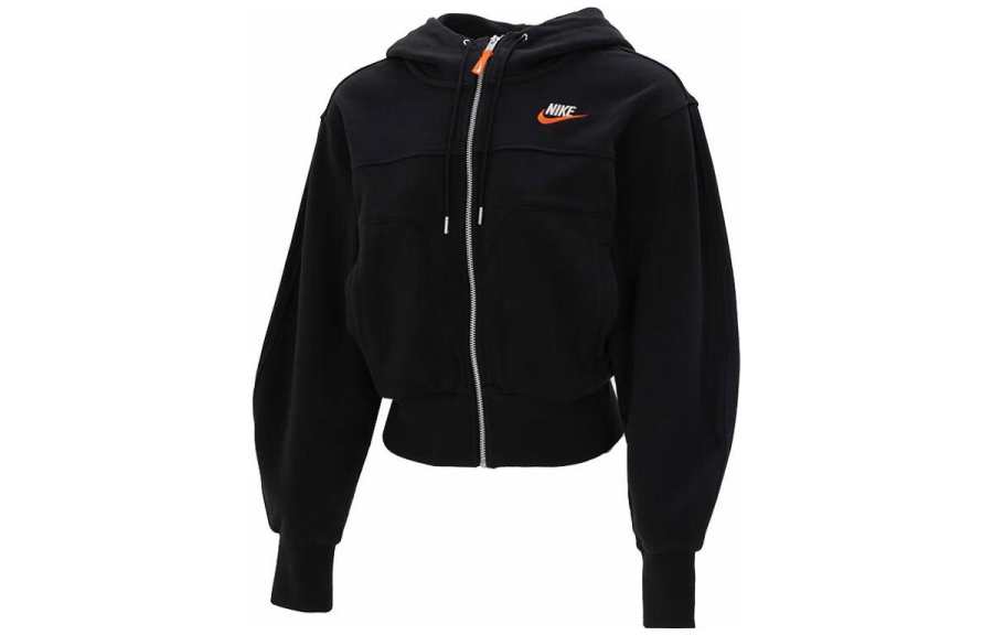 Nike Nike Sportswear City Utility Women's Knit Hoodie Jacket Tops Black