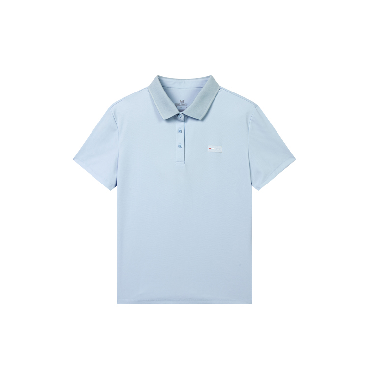 361° Polo Shirt Women's Light Blue Gray