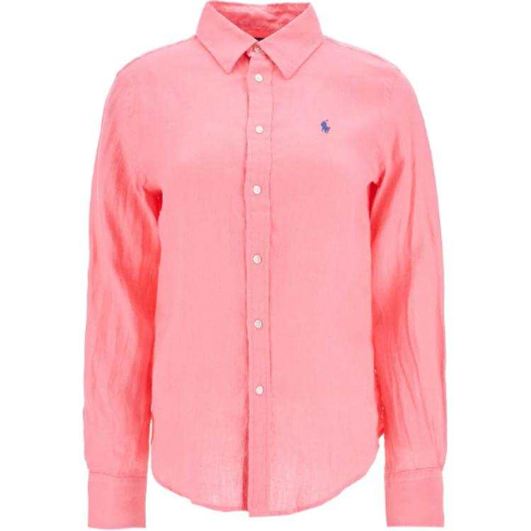 Polo Ralph Lauren Logo Embroidered Curved Hem Polo Shirt