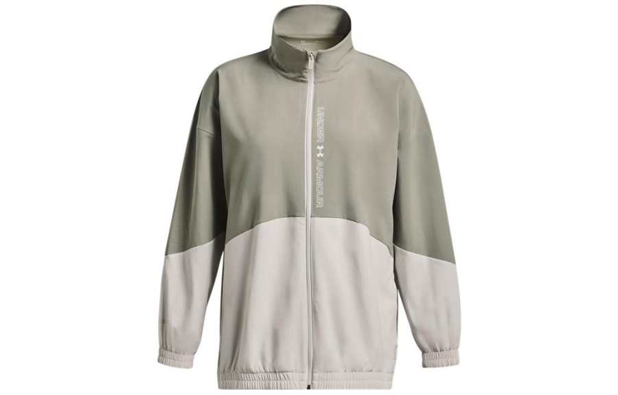 Under Armour Jackets Women's Green Stand Collar Moderate Other