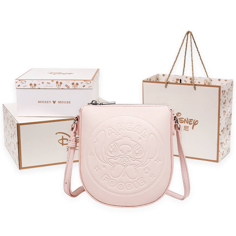 Disney Stitch Pu Handbag, Shoulder Bag Regular Women's Cherry Blossom Pink/Glacier Purple