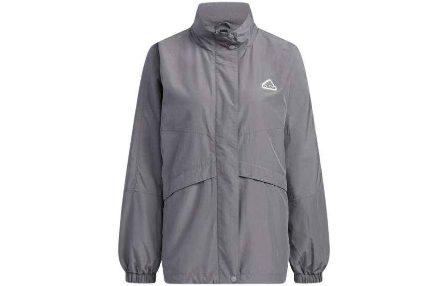 Adidas Adidas Jackets Women's Gray Lapel Moderate Other