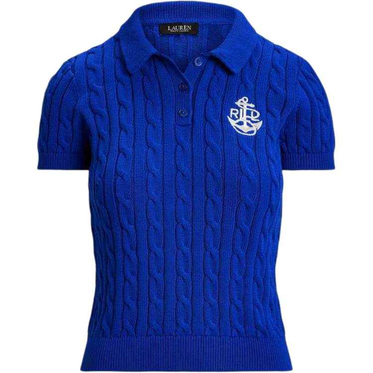 LAUREN RALPH LAUREN Polo Shirt Women's Blue