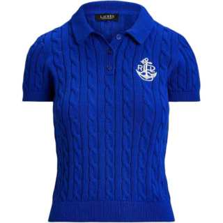 LAUREN RALPH LAUREN Polo Shirt Women's Blue