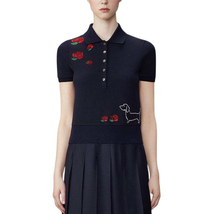 THOM BROWNE THOM BROWNE· Polo Shirt Women's Marine Blue