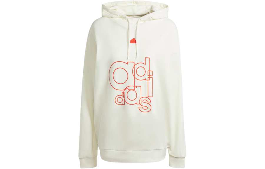Adidas Adidas French Terry Print Hoodie Sweatshirt Women's White