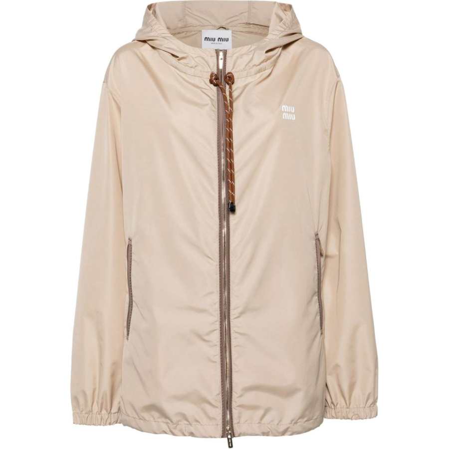 MIU MIU Miu Miu lightweight hooded jacket