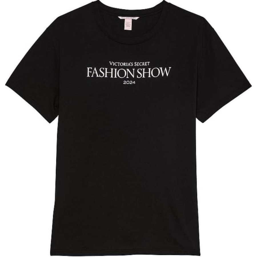 Victoria's Secret Fashion Show Collection T Shirt Women's Black