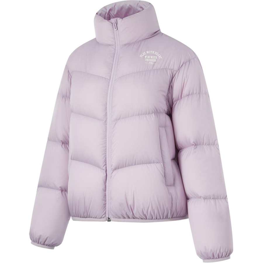 Li-Ning Li Ning Sports Life Collection Down Jacket Women's Dusk Purple
