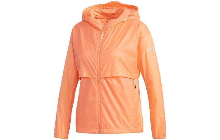 Adidas Adidas Jackets Women's Orange Hooded Moderate Other