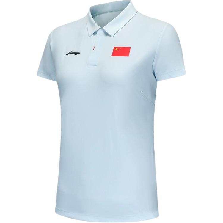 Li-Ning Li Ning Glory Series Polo Shirt Women's Folk Blue