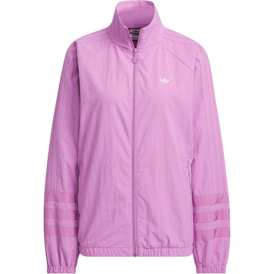 Adidas Originals RUCHED TRACK TOP TRACK TOP Jackets & Coats Women's Purple