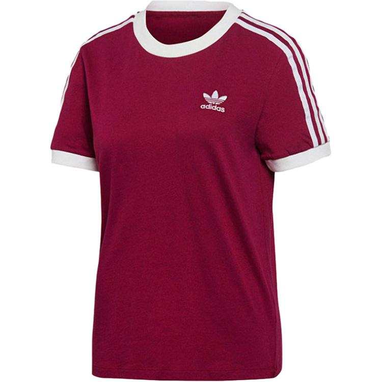 Adidas Originals T Shirt Women's Burgundy