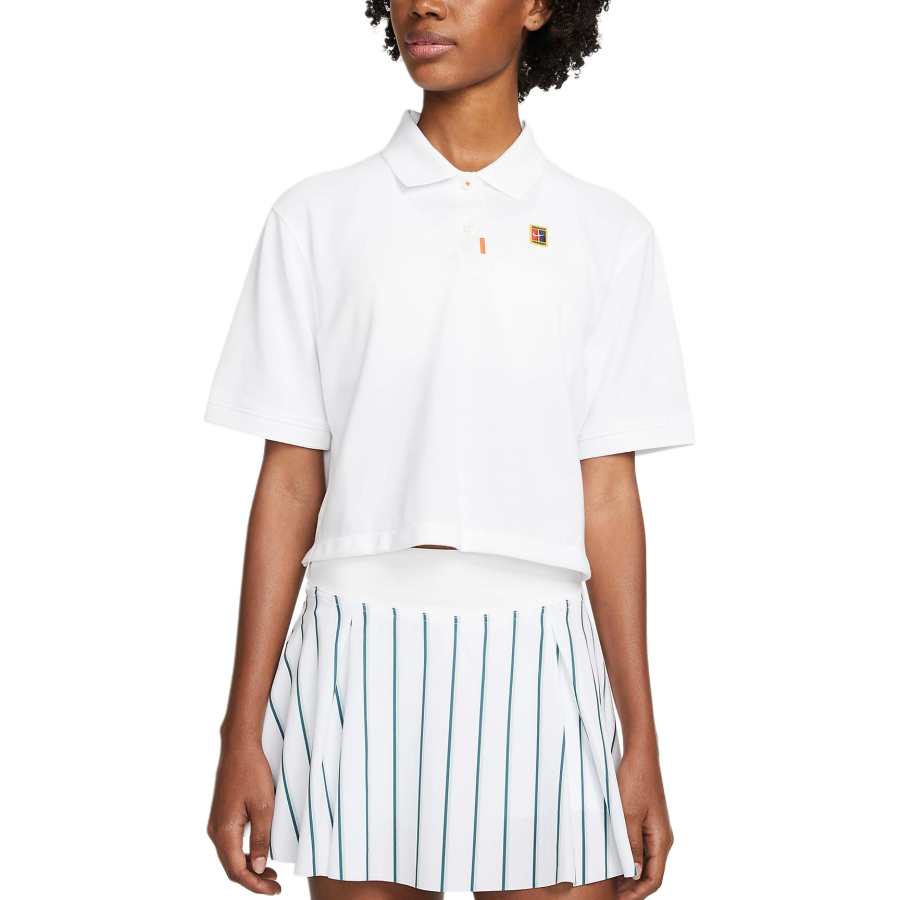 Nike Nike Polo Shirt Women's White/Bright Orange