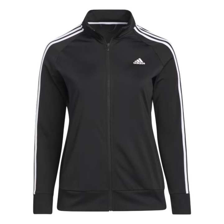 Adidas Adidas Free Shipping With AdiClub Essentials Warm Up Tricot Slim 3 Stripes Track Jacket Plus Size