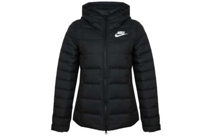 Nike Nike Down Jackets Women's Black Hooded Moderate Other