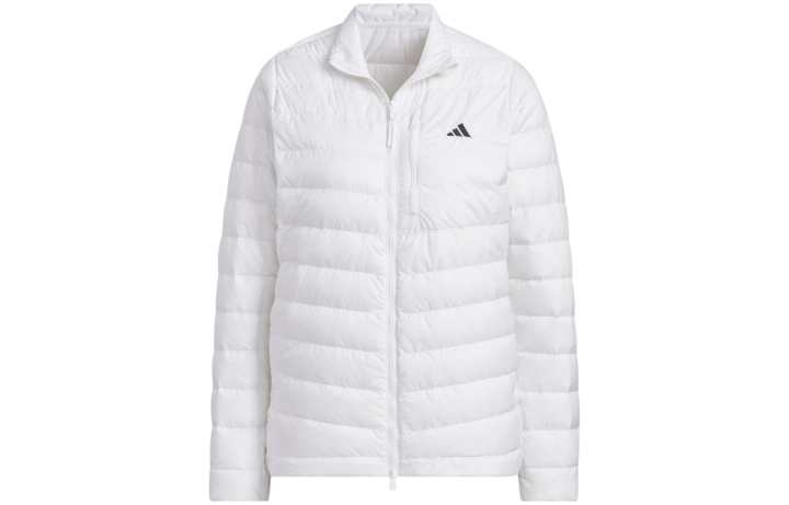 Adidas Adidas Down Jackets Women's White Stand Collar Moderate Other