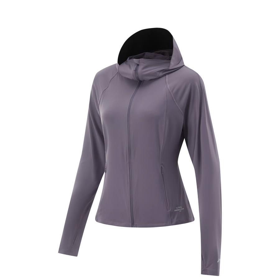 Li-Ning Li Ning Smoothie Jackets & Coats Women's Crow Gray Purple