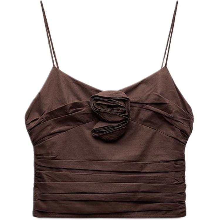 ZARA Trf Camisole Women's Brown