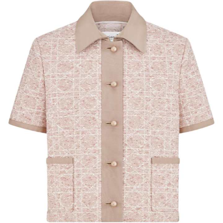 DIOR DIOR Shirts Women's Pink Lapel Moderate Other