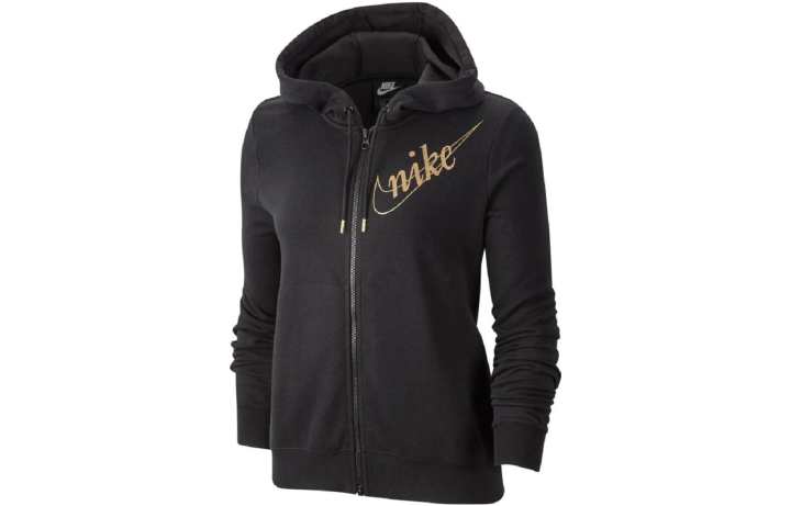 Nike Nike Logo embellished Zip up Hooded Jacket
