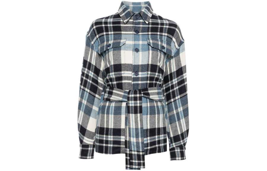 Polo Ralph Lauren Plaid-check Belted Shirt