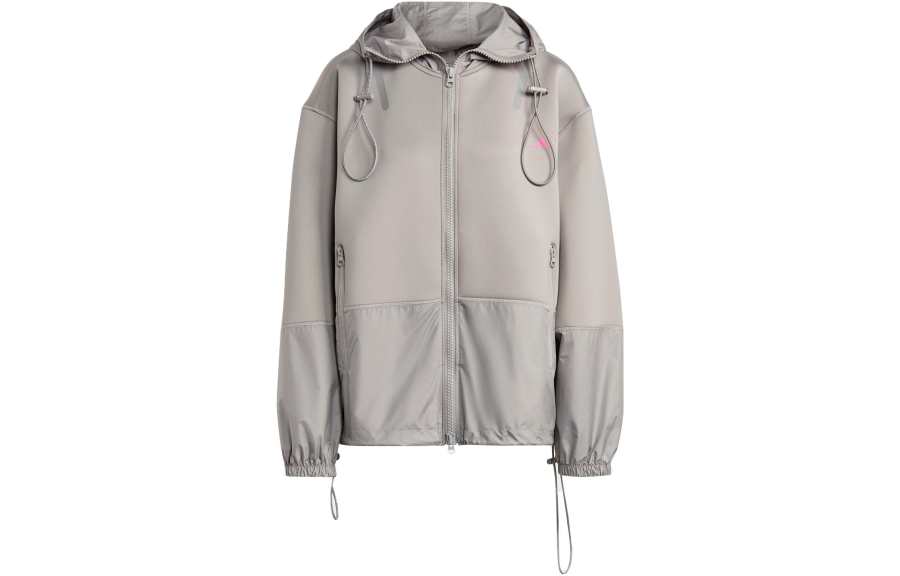 Adidas Adidas X Stella McCartney Adidas X Stella McCartney Collaboration Collection Jackets Women's Dove Gray Hooded Moderate Other