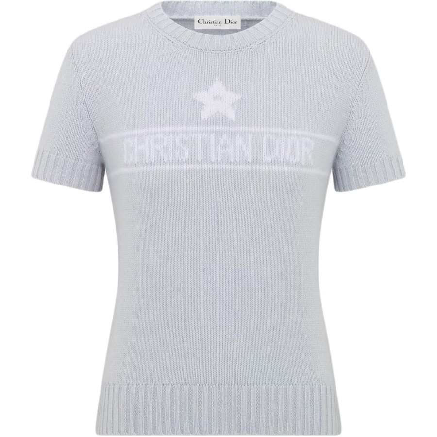 DIOR SS25 Cashmere Sweater Women's Blue