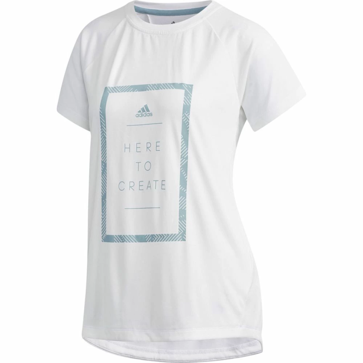 Adidas Adidas T Shirts Women's White Crew Neck Moderate Other