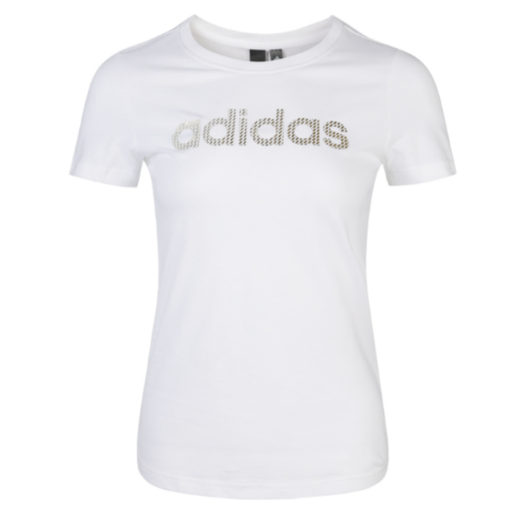 Adidas Adidas T Shirts Women's White Crew Neck Moderate