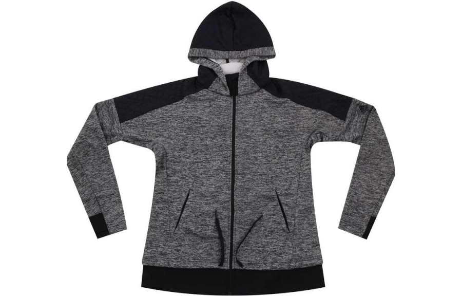 Adidas Adidas CLIMAWARM Fleece Lined Casual Sports Zippers Jacket Women's Black Gray