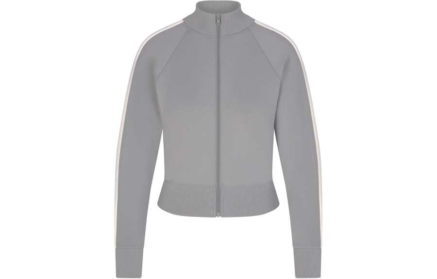 Skims TRACK ZIP UP JACKET Jackets & Coats Women's Pacific/Pacific Color