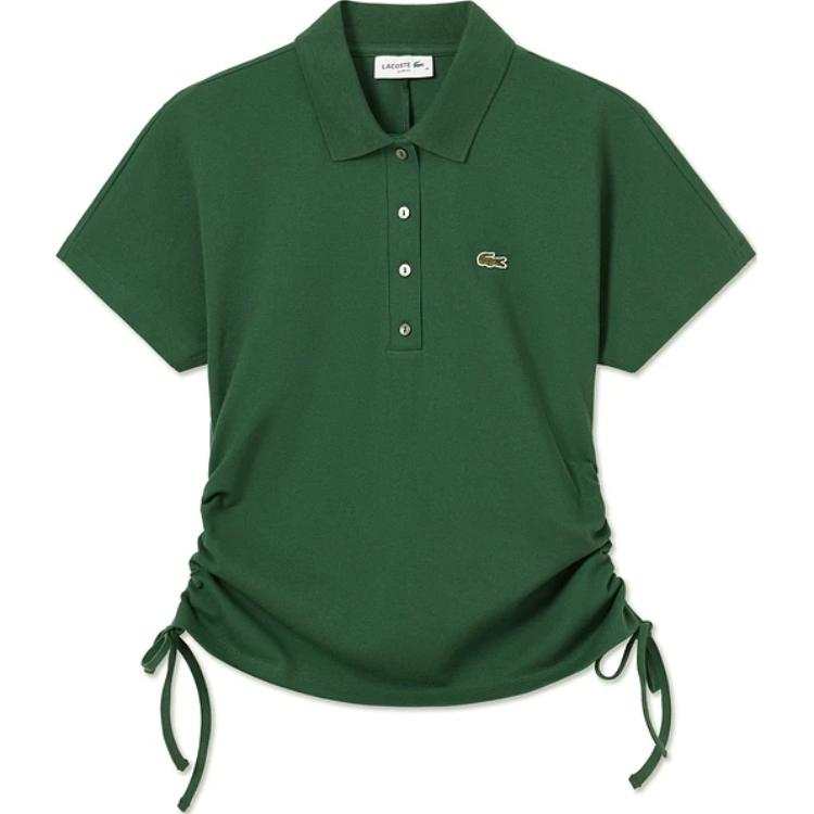 LACOSTE SS25 Polo Shirt Women's Crocodile Green