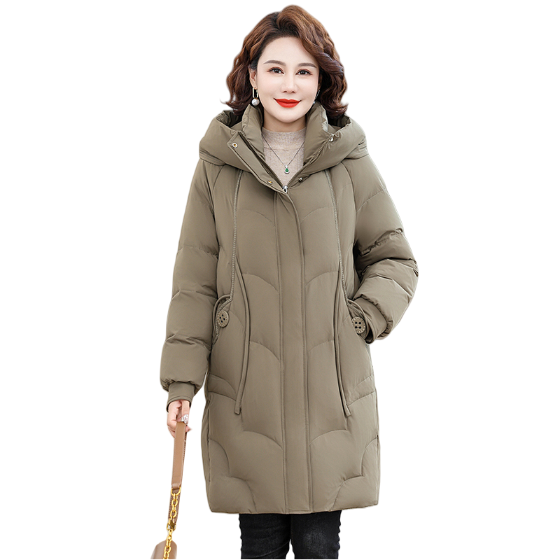 YALU Down Jackets Women's Hooded Thickened Other