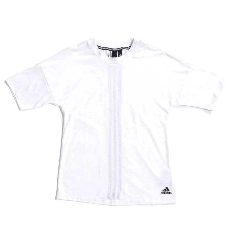 Adidas Adidas T Shirts Women's White Crew Neck Moderate