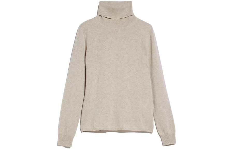 MaxMara Knitwear Women's Beige Turtleneck Moderate Other