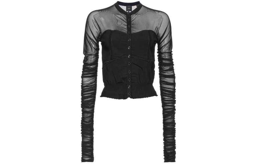 PINKO Semi-sheer Corset-style Shirt