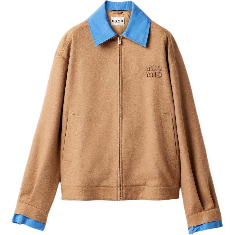 MIU MIU Jackets & Coats Women's Camel Brown