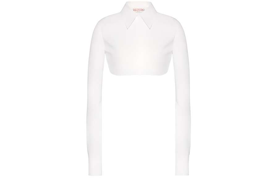 Valentino Garavani Cropped Buttoned Shirt