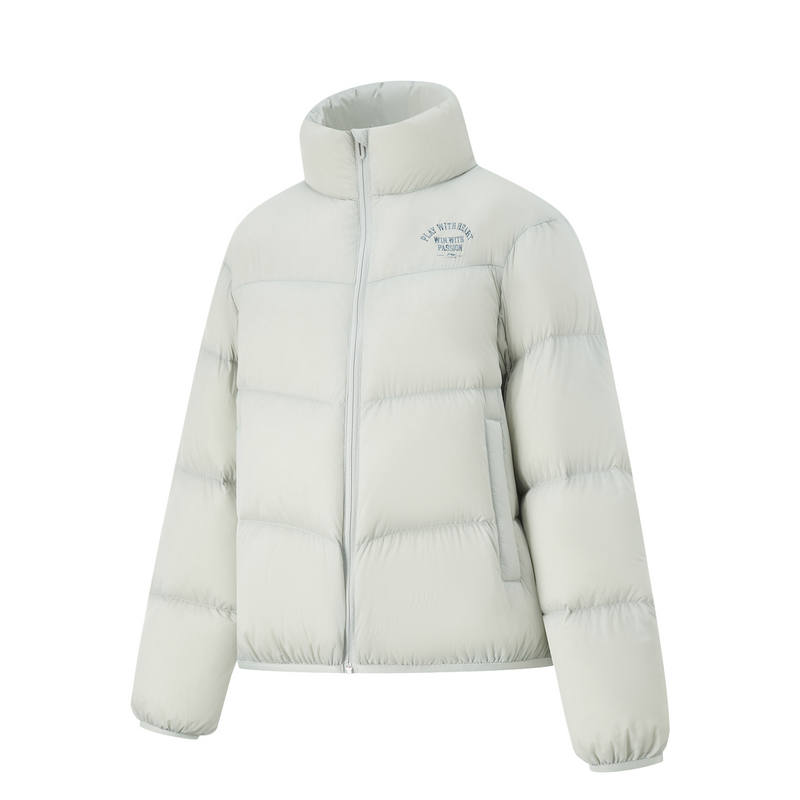Li-Ning Li Ning Sports Trendy Collection Down Jacket Women's Waterdrop Gray