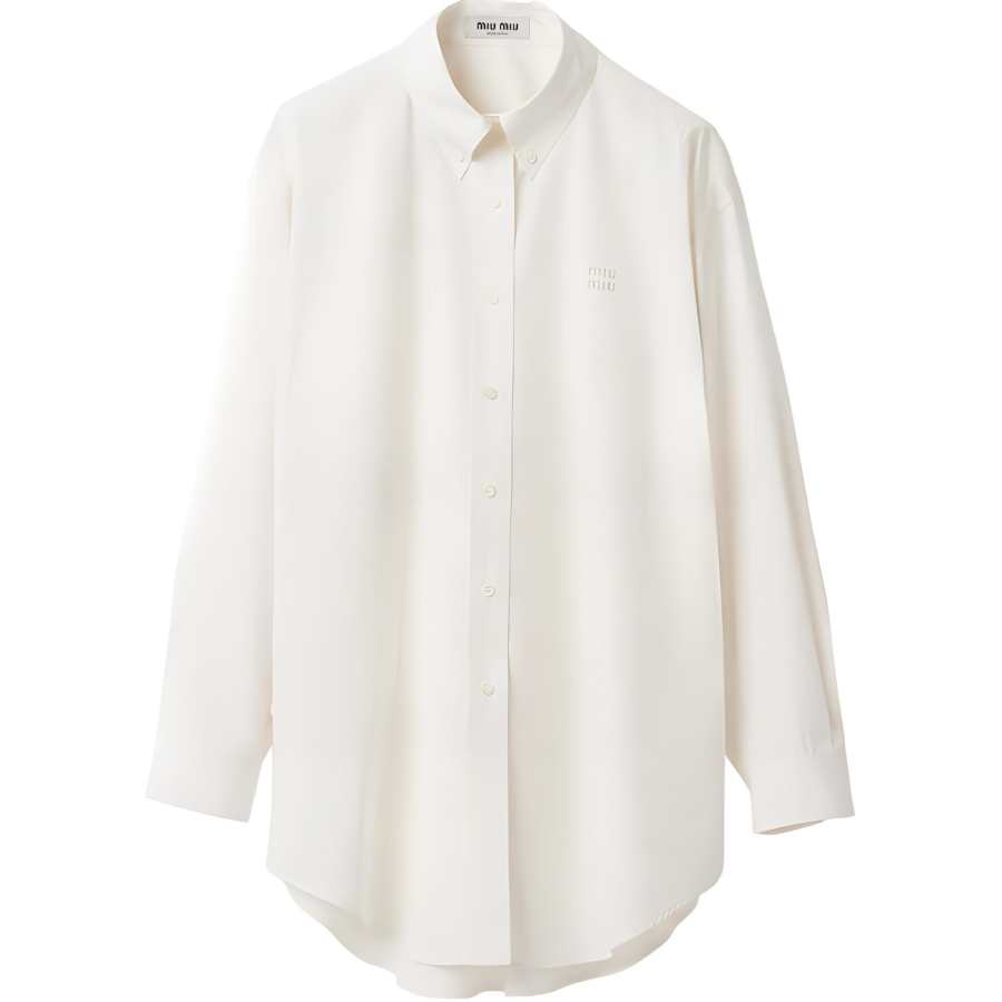 MIU MIU SS24 Shirt Women's Ivory